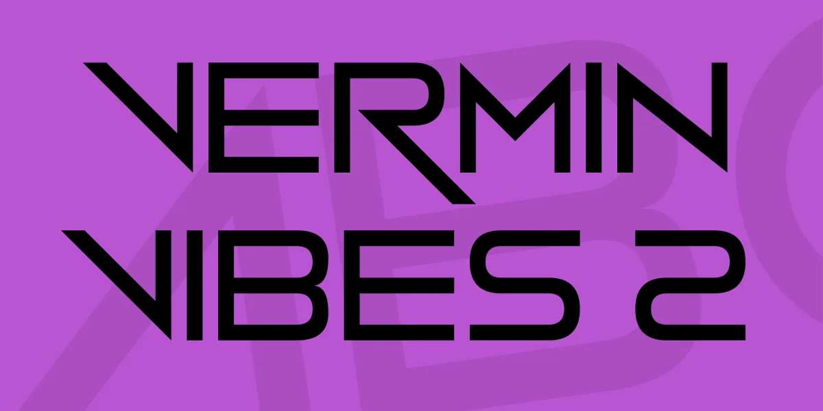 Vermin Vibes 2 Font