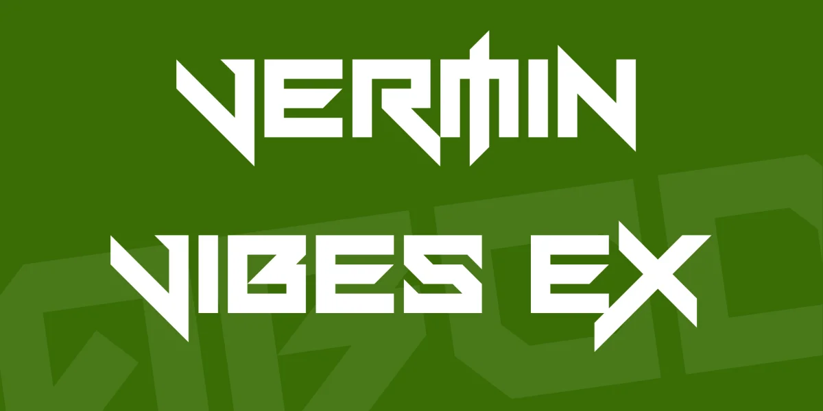 Vermin Vibes eX Font