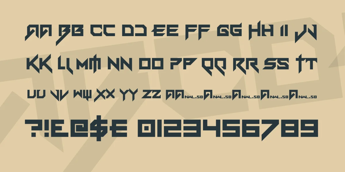 Vermin Vibes eX Font preview 3