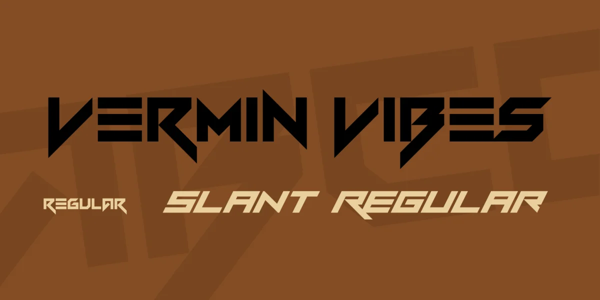 Vermin Vibes Font Family