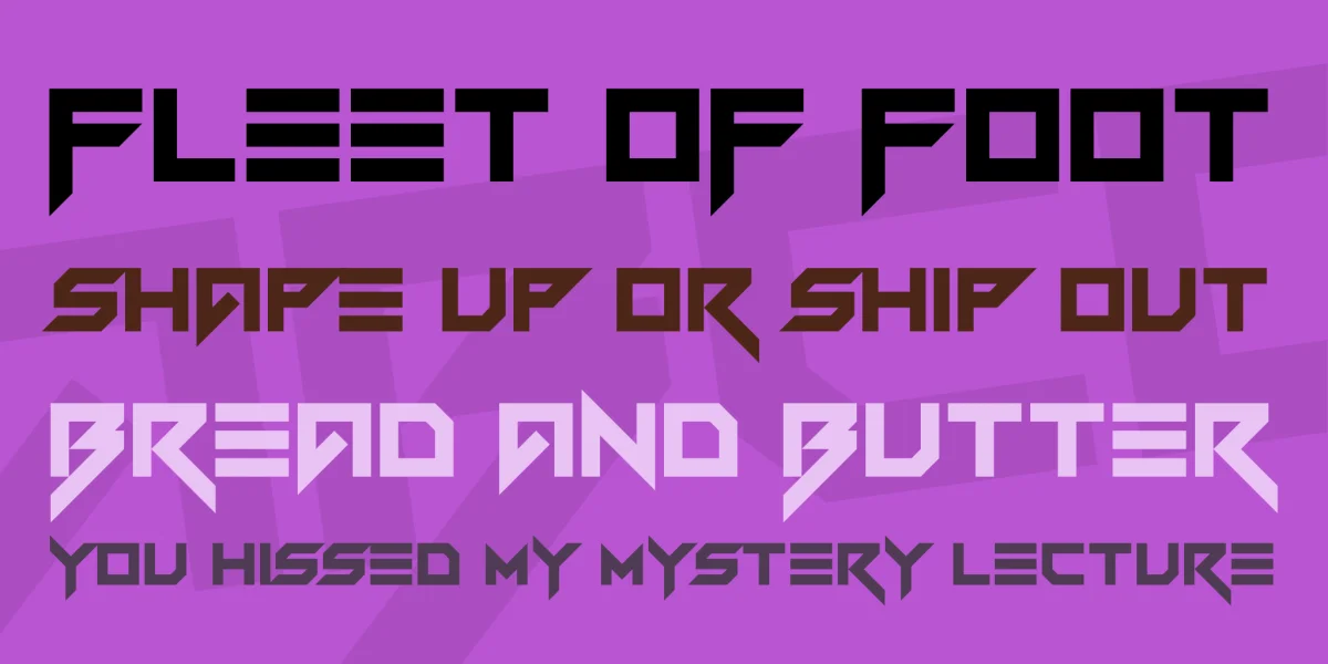 Vermin Vibes Font Family preview 2