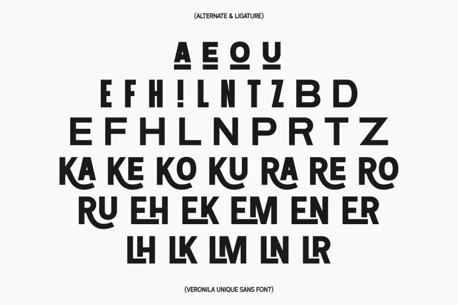 Veronila Font preview 7