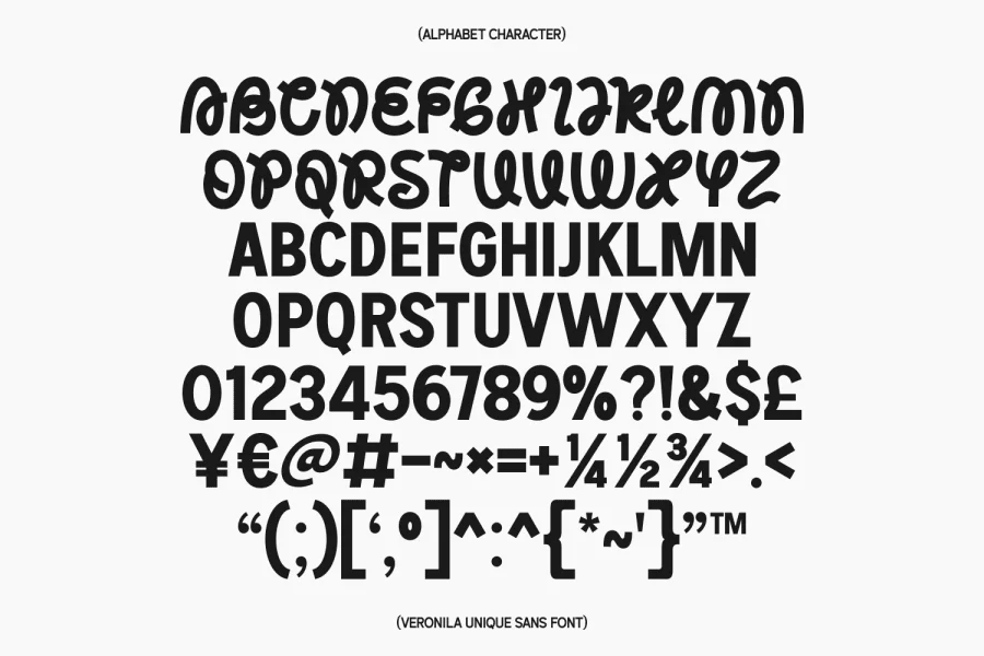 Veronila Font preview 8