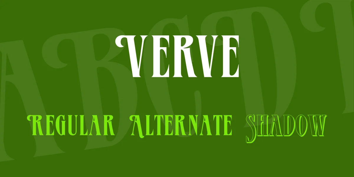 Verve Font Family