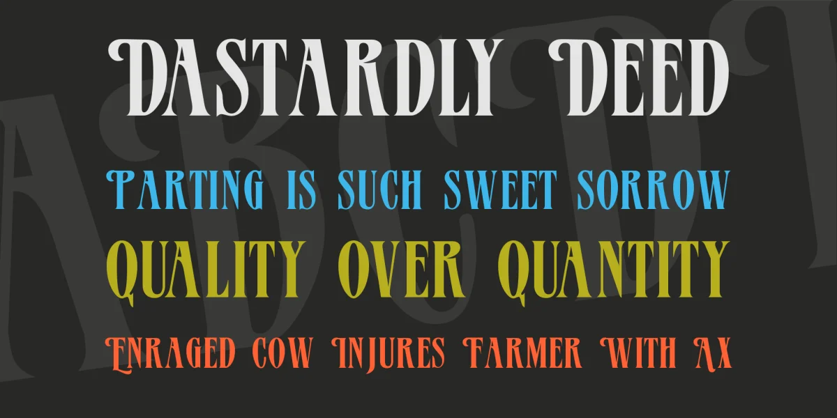 Verve Font Family preview 2