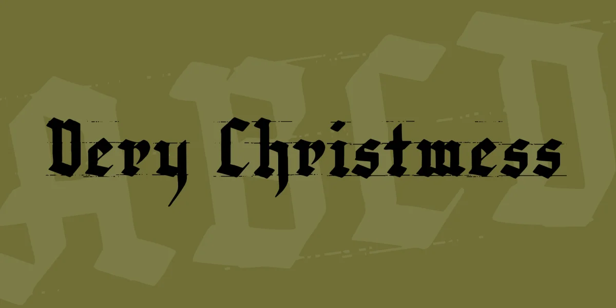 Very Christmess Font