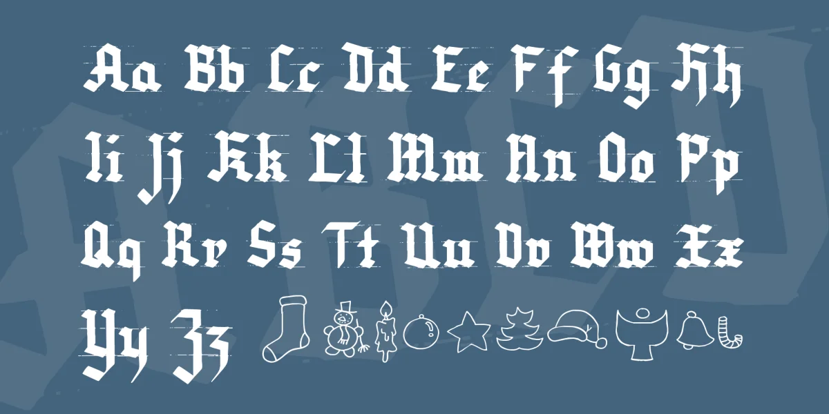 Very Christmess Font preview 3