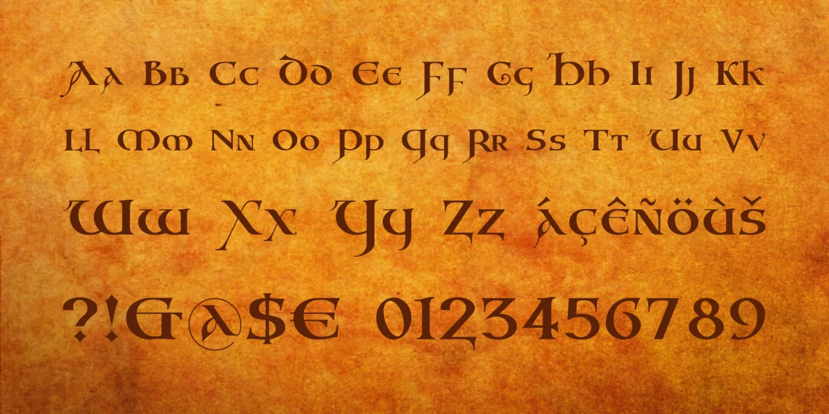 Vespasian2018 Font preview 4