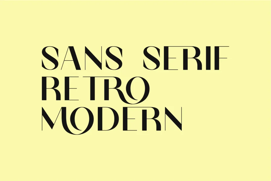 Vetro DEMO Font preview 2