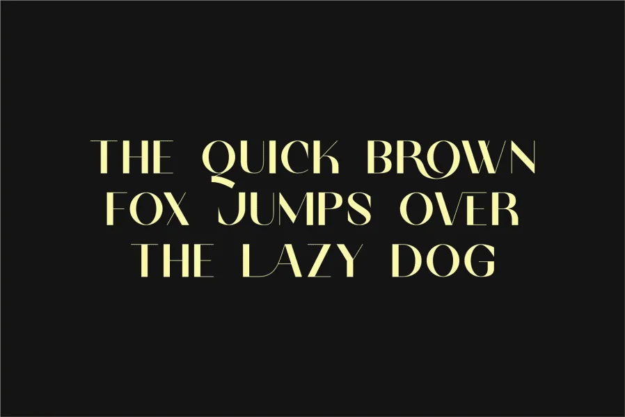 Vetro DEMO Font preview 8