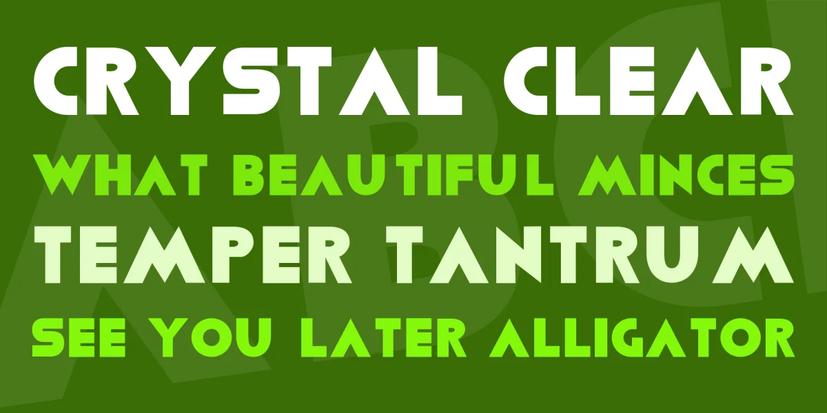 Viafont Font preview 2