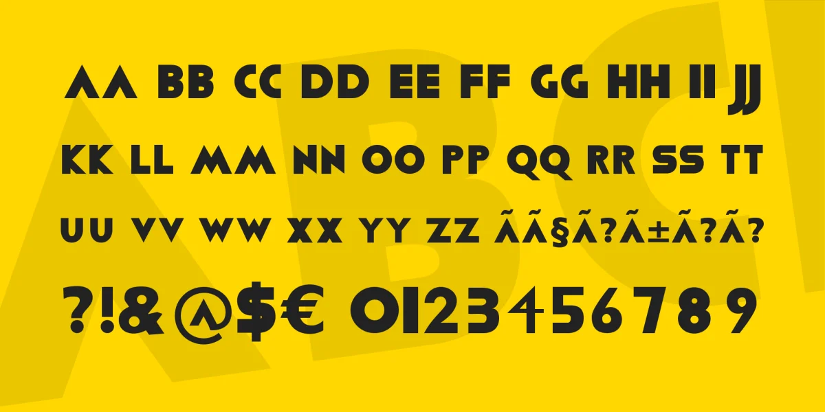 Viafont Font preview 3