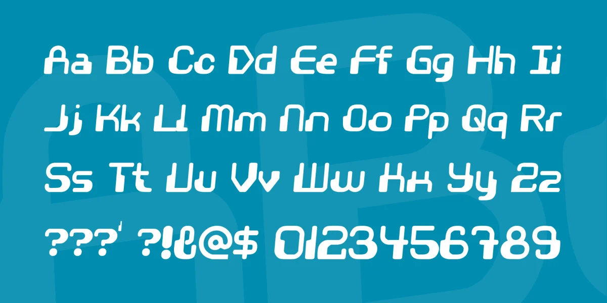 Videophreak Font preview 2