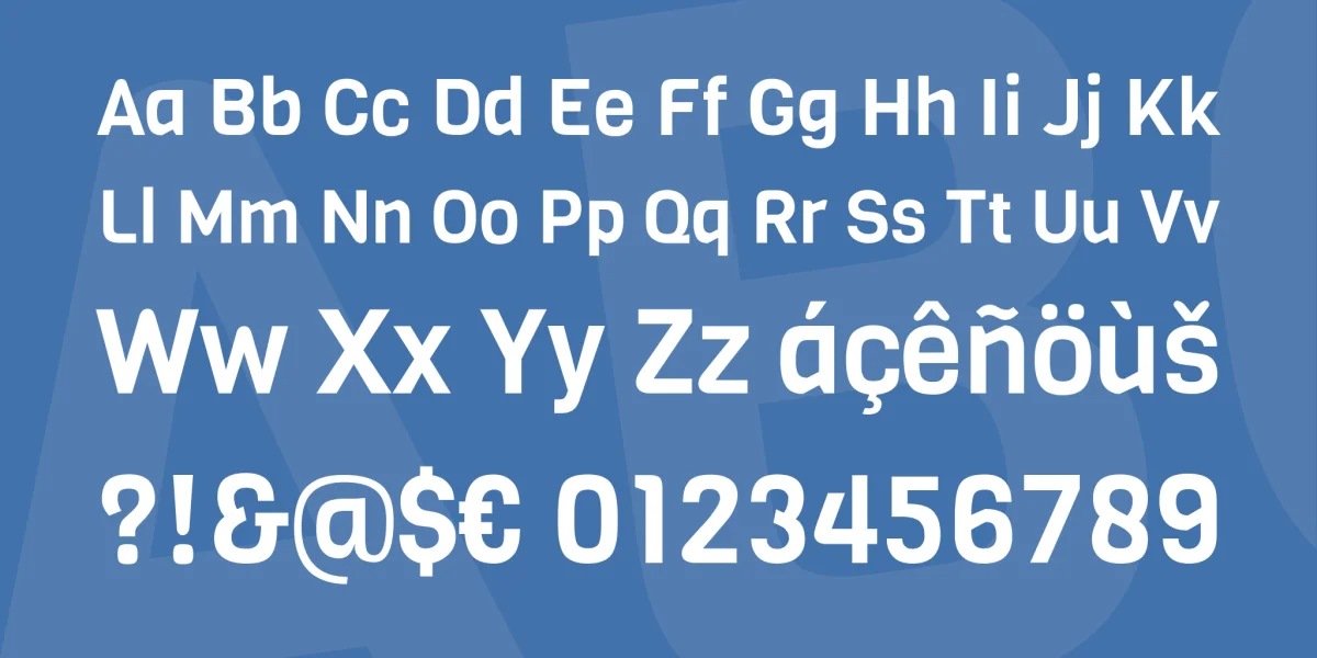 Viga Font preview 4