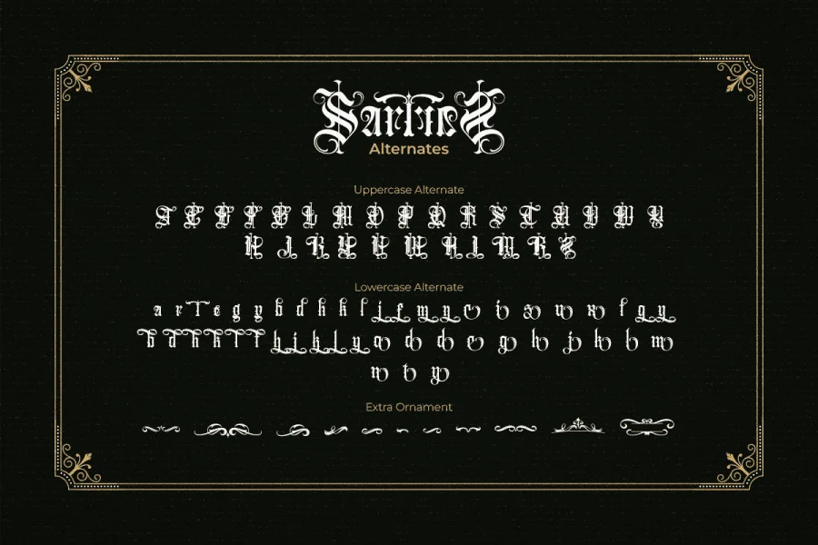 Vighty Font preview 8
