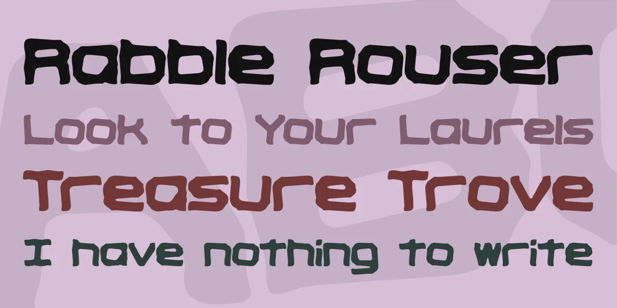Vindictive Font preview 2
