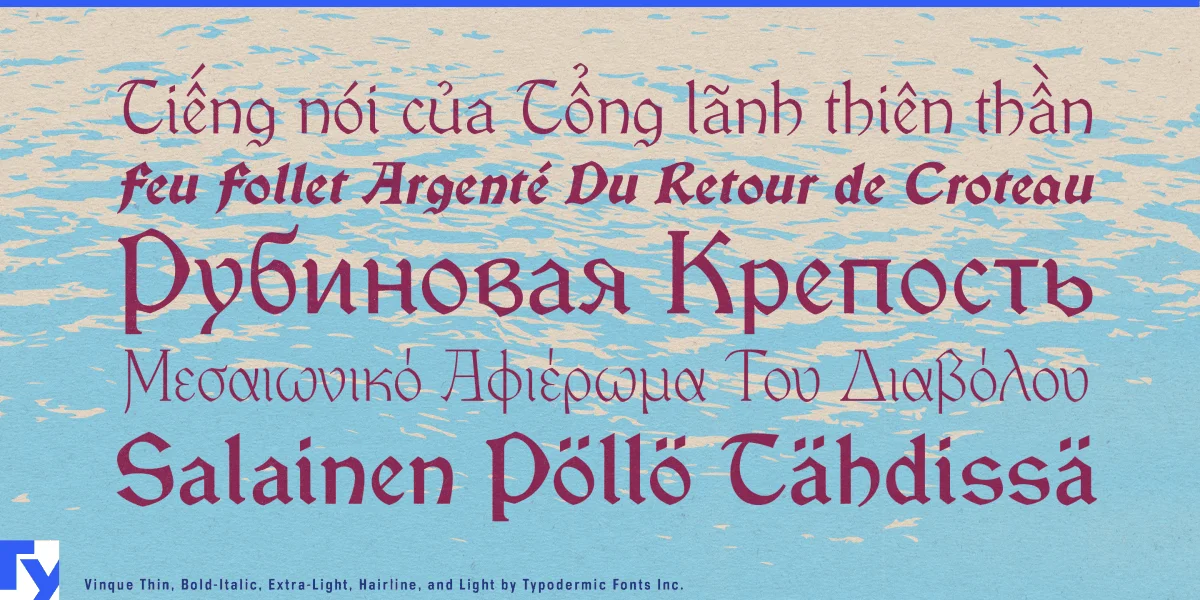 Vinque Font preview 5