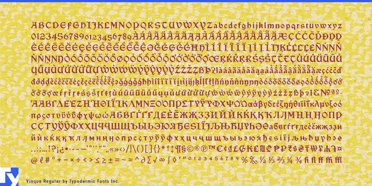 Vinque Font preview 7
