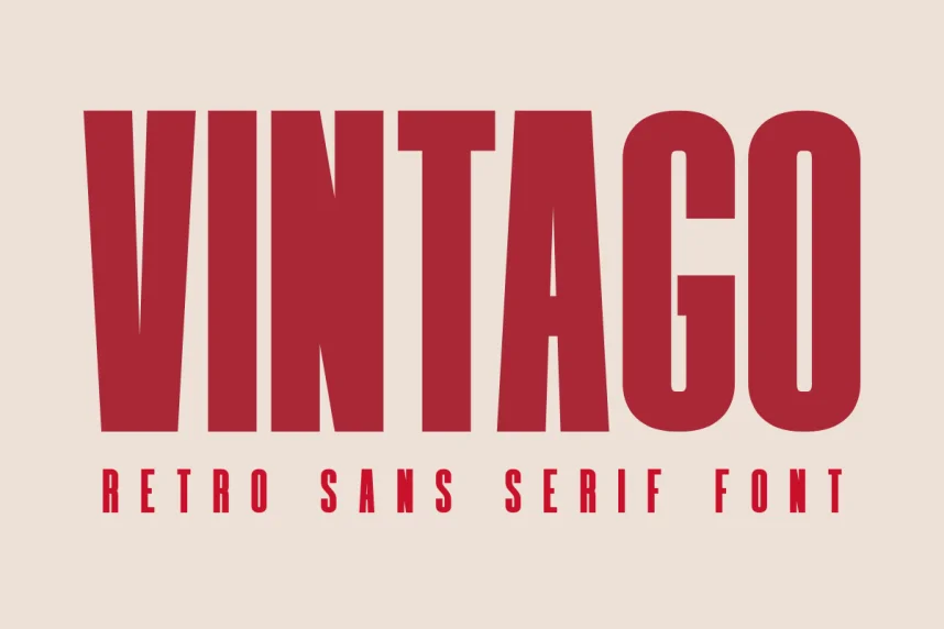 Vintage Condensed Font preview 2