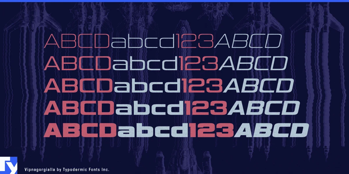 Vipnagorgialla Font Family preview 2