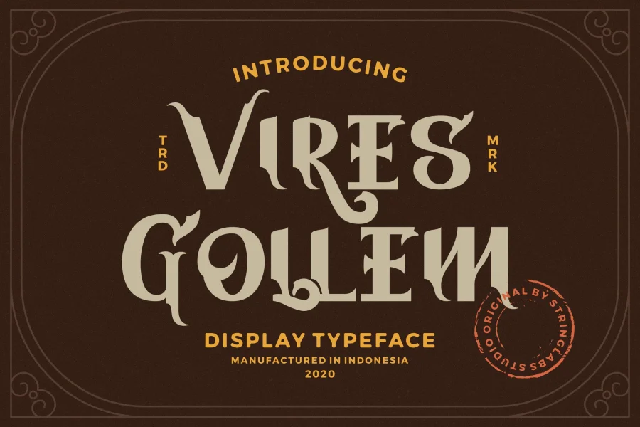 Vires Gollem Font