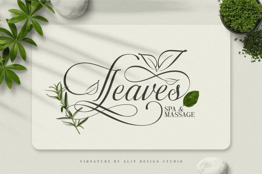Virnature Font preview 6