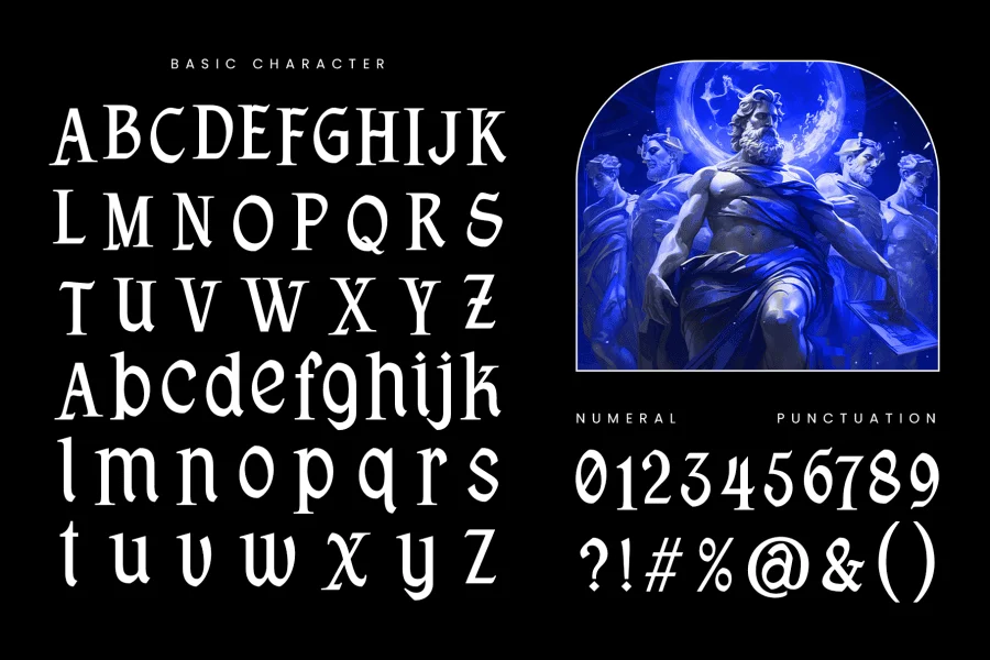 Virtus Gloria Font preview 2