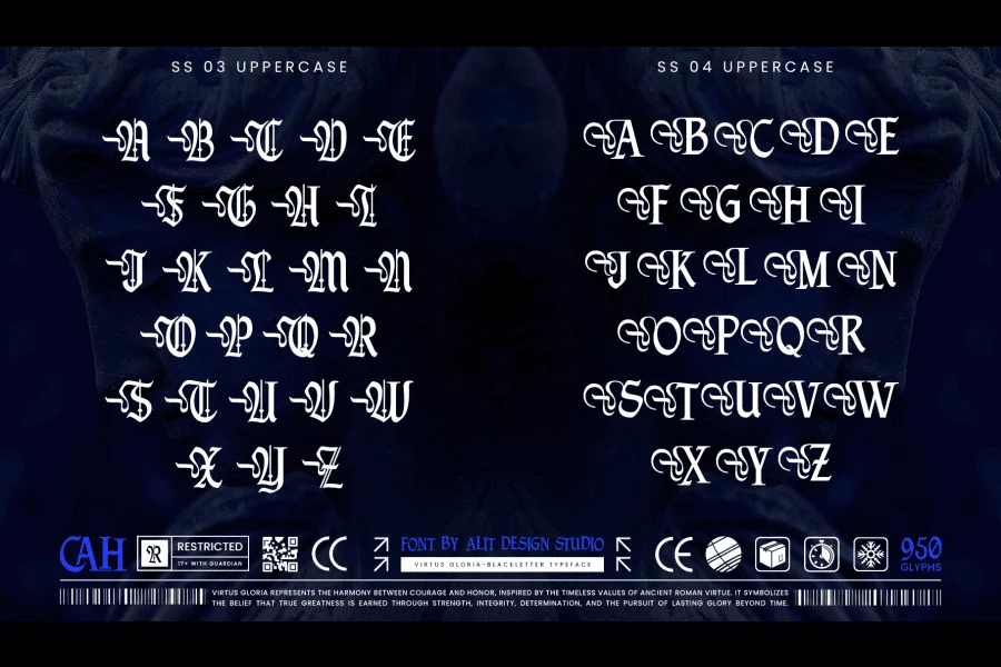 Virtus Gloria Font preview 8