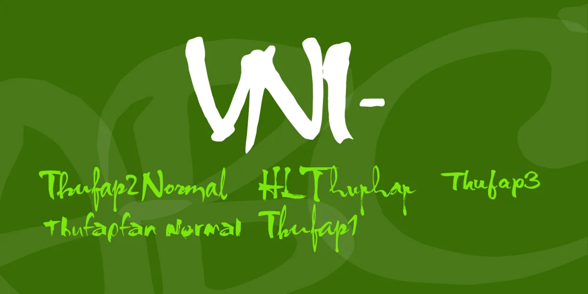 VNI- Font Family