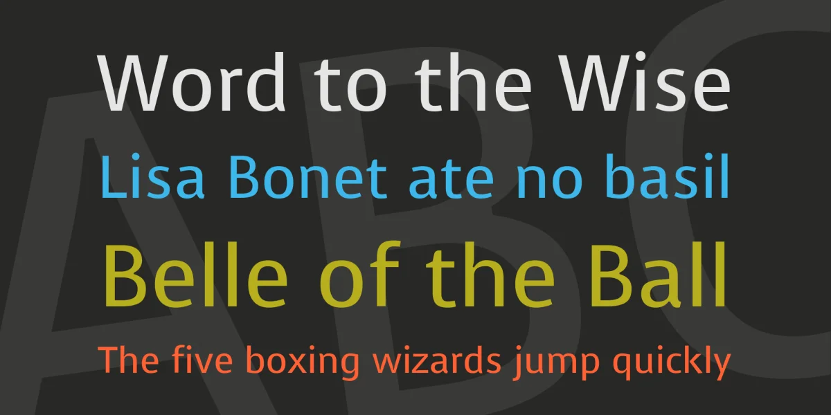 Voces Font preview 2