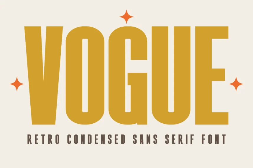 Vogue Condensed Font