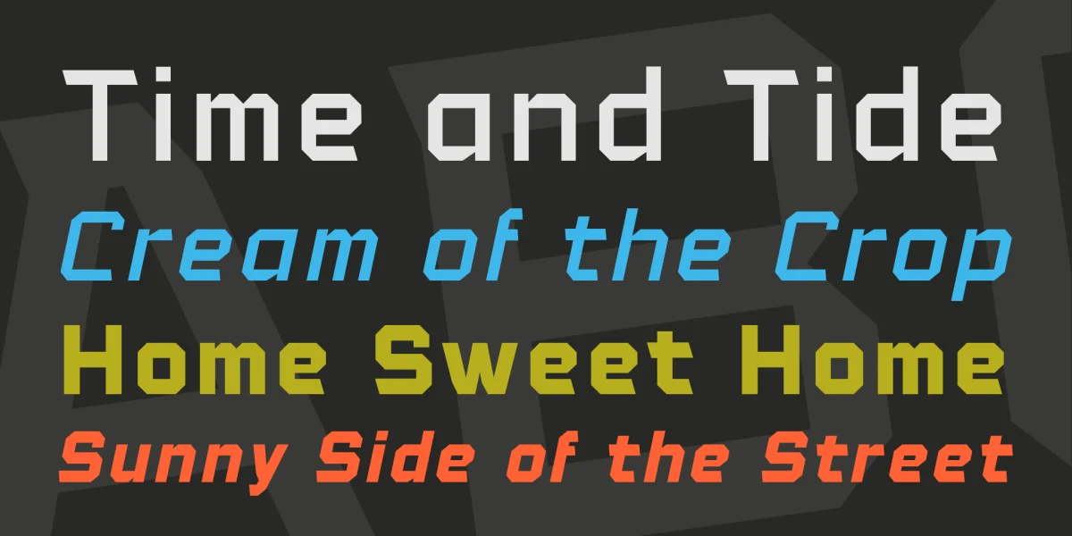 Voice Activated Font Family preview 3