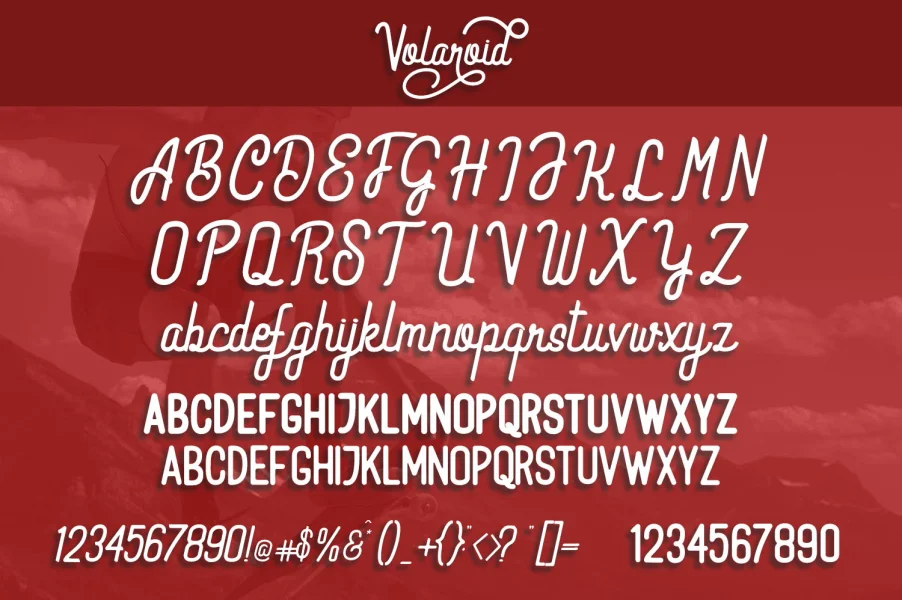 Volaroid Font Family preview 6