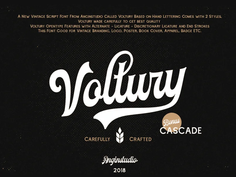 Voltury Font