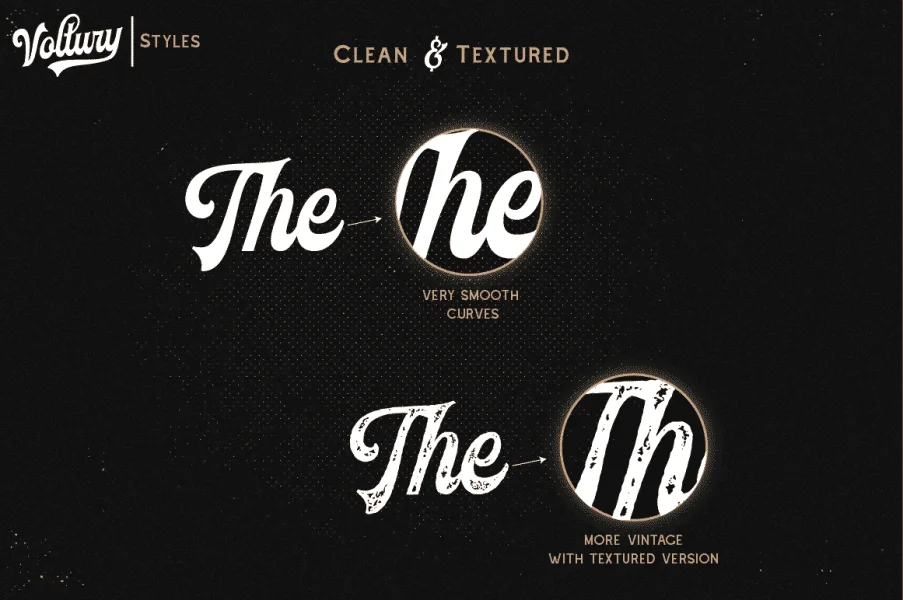 Voltury Font preview 5