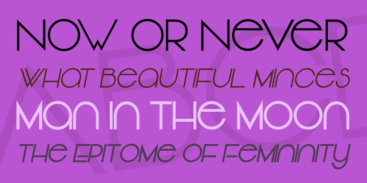Vonique Font Family preview 2