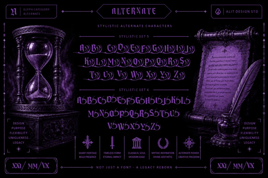Vonire Bound Font preview 11
