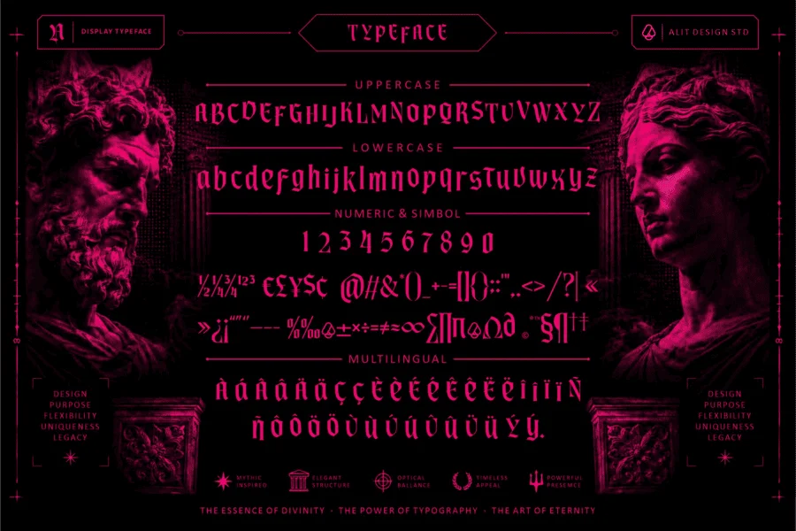 Vonire Bound Font preview 8