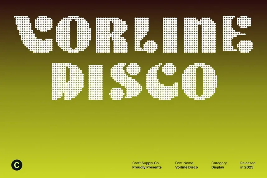 Vorline Disco Font