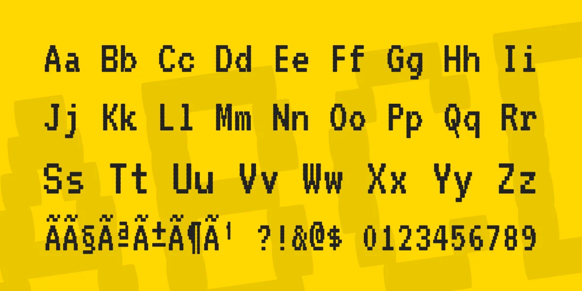 VT323 Font preview 4