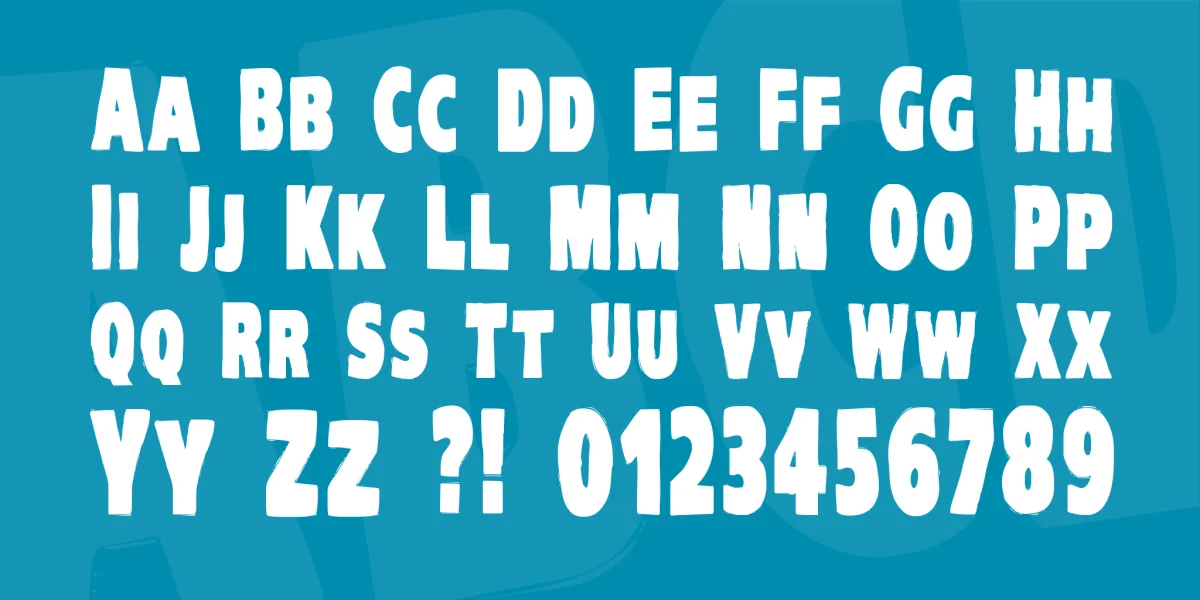 VTC Komika HeadLiner Font Family preview 3