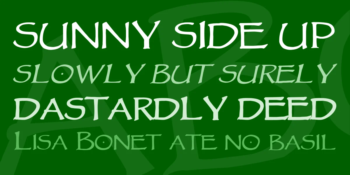 VTC Goblin Hand Font Family preview 2
