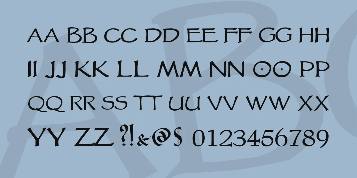 VTC Goblin Hand Font Family preview 4