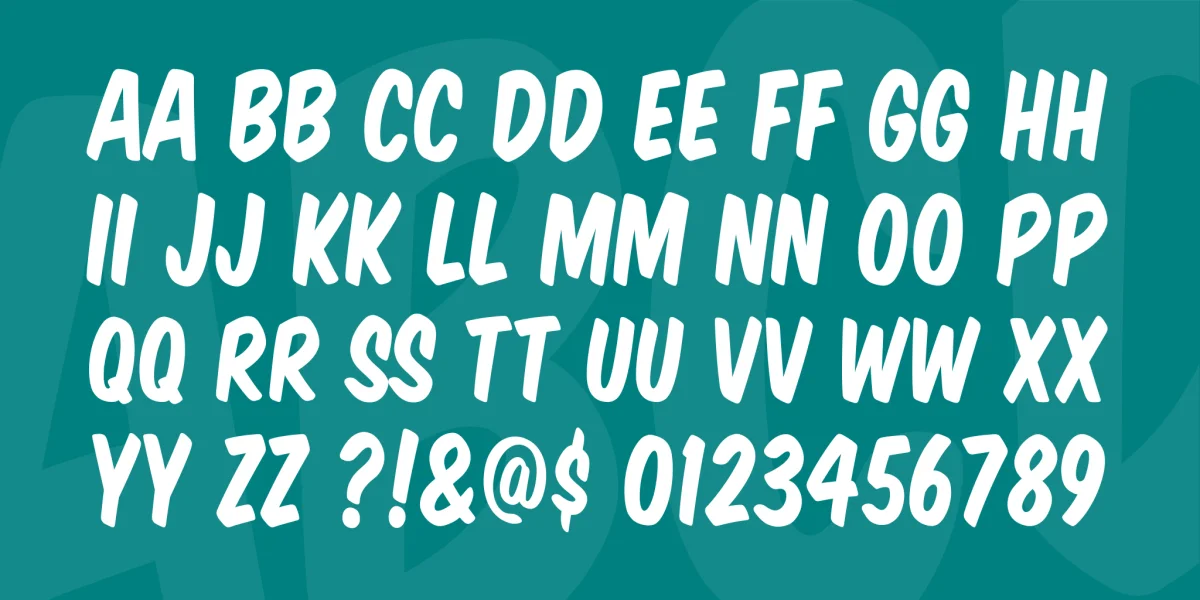 VTC Super Market S Font Family preview 4