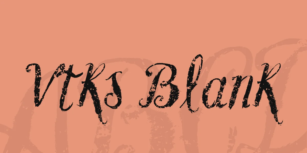 Vtks Blank Font