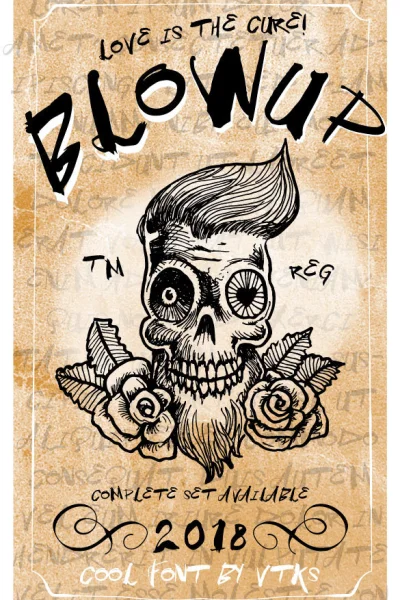 Vtks BlowUp Font