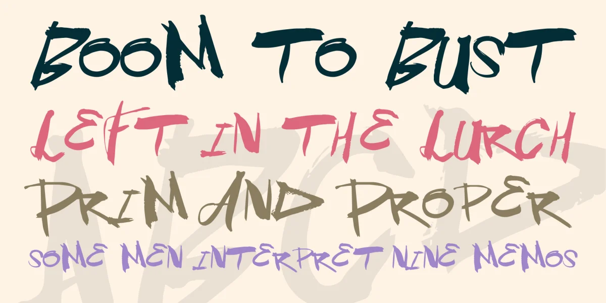 Vtks BlowUp Font preview 3