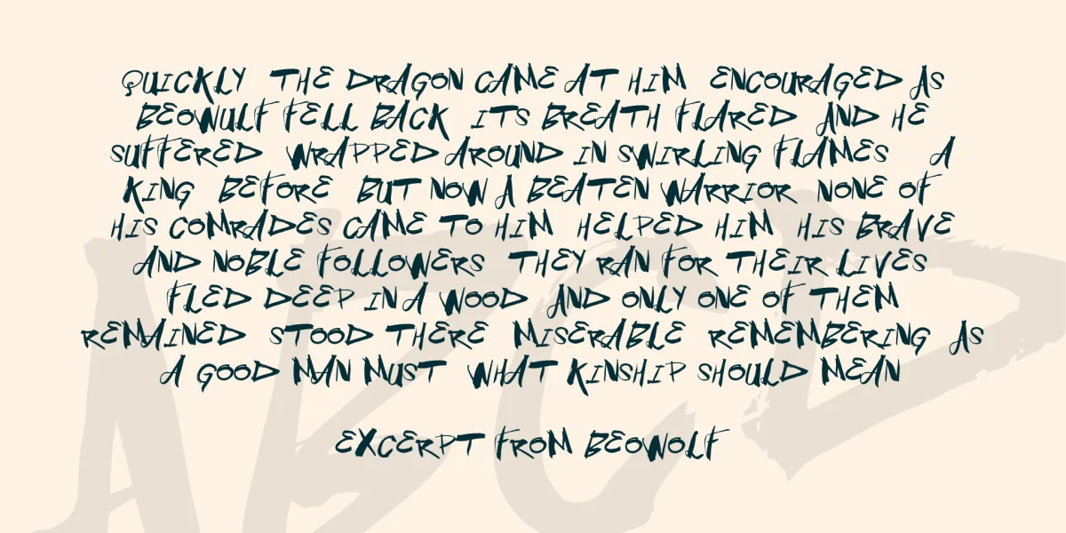 Vtks BlowUp Font preview 4