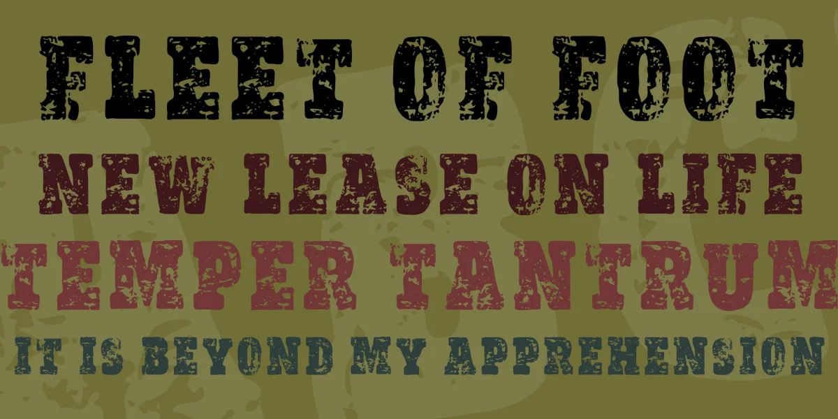 vtks Bold&Cool Font preview 2