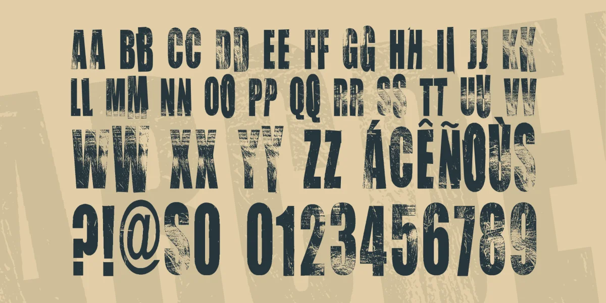 VTKS CHOICE Font preview 2